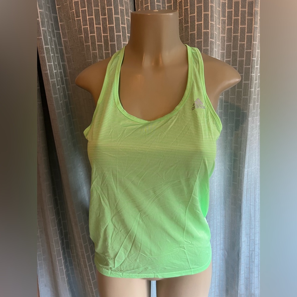 adidas Lime Green Tank Top